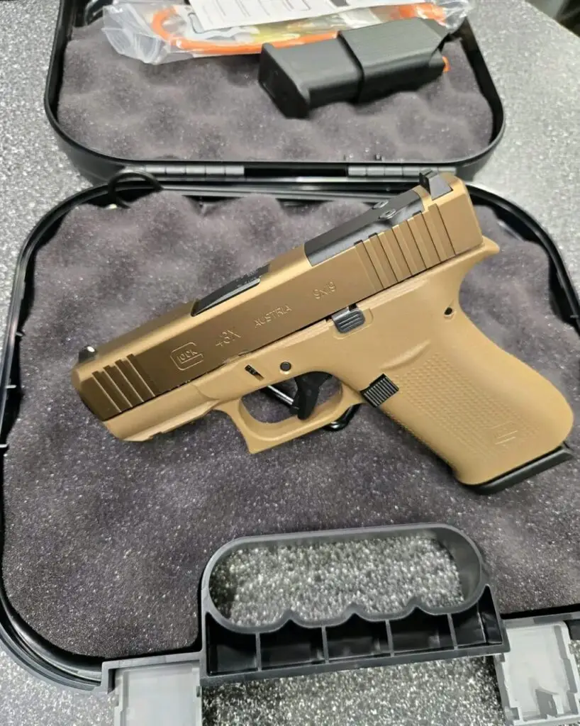 Glock 43X – Coyote / Flat Dark Earth (FDE)