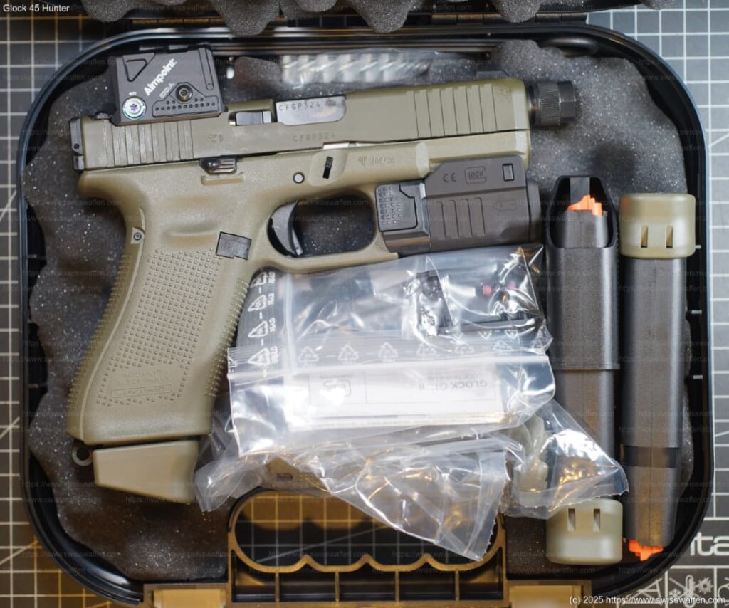 Glock 45 Gen5 MOS ODG – 9mm with Aimpoint COA & Tactical Light