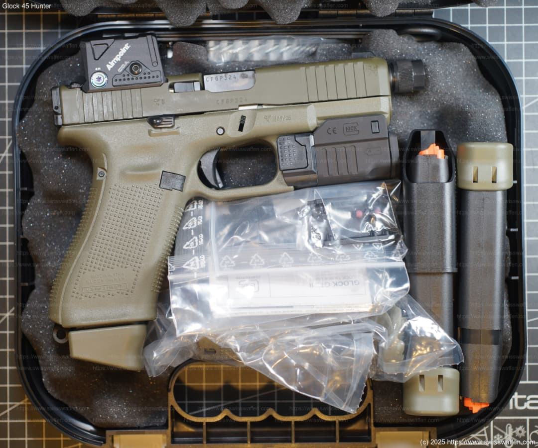 Glock 45 Gen5 MOS ODG – 9mm with Aimpoint COA & Tactical Light