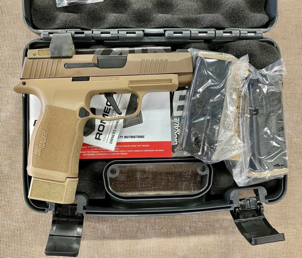 SIG Sauer P365 XL – Coyote Tan 9mm Semi-Automatic Pistol