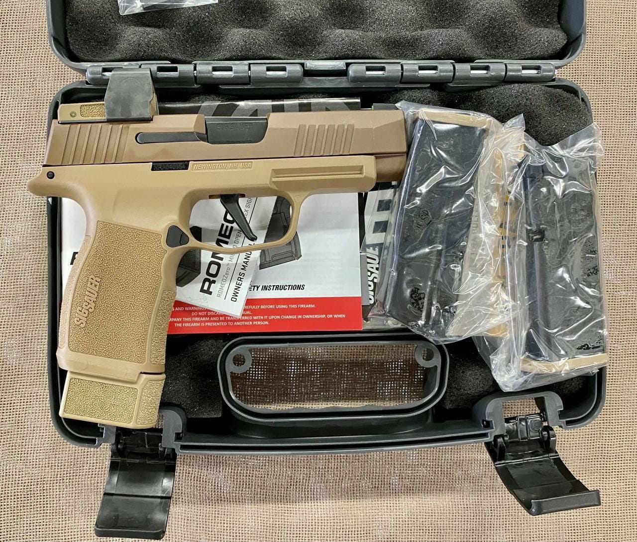 SIG Sauer P365 XL – Coyote Tan 9mm Semi-Automatic Pistol